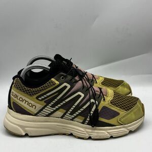 Salomon X-Mission 4 Mens Size 7 Natural Yellow Hiking Low Top Sneakers Shoes